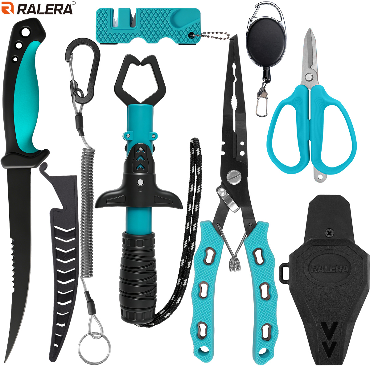 Fishing Line Cutter - RALERA Zoutwaterbestendige Visuitrusting: Vistang, Fileermes, Vislipgrip,