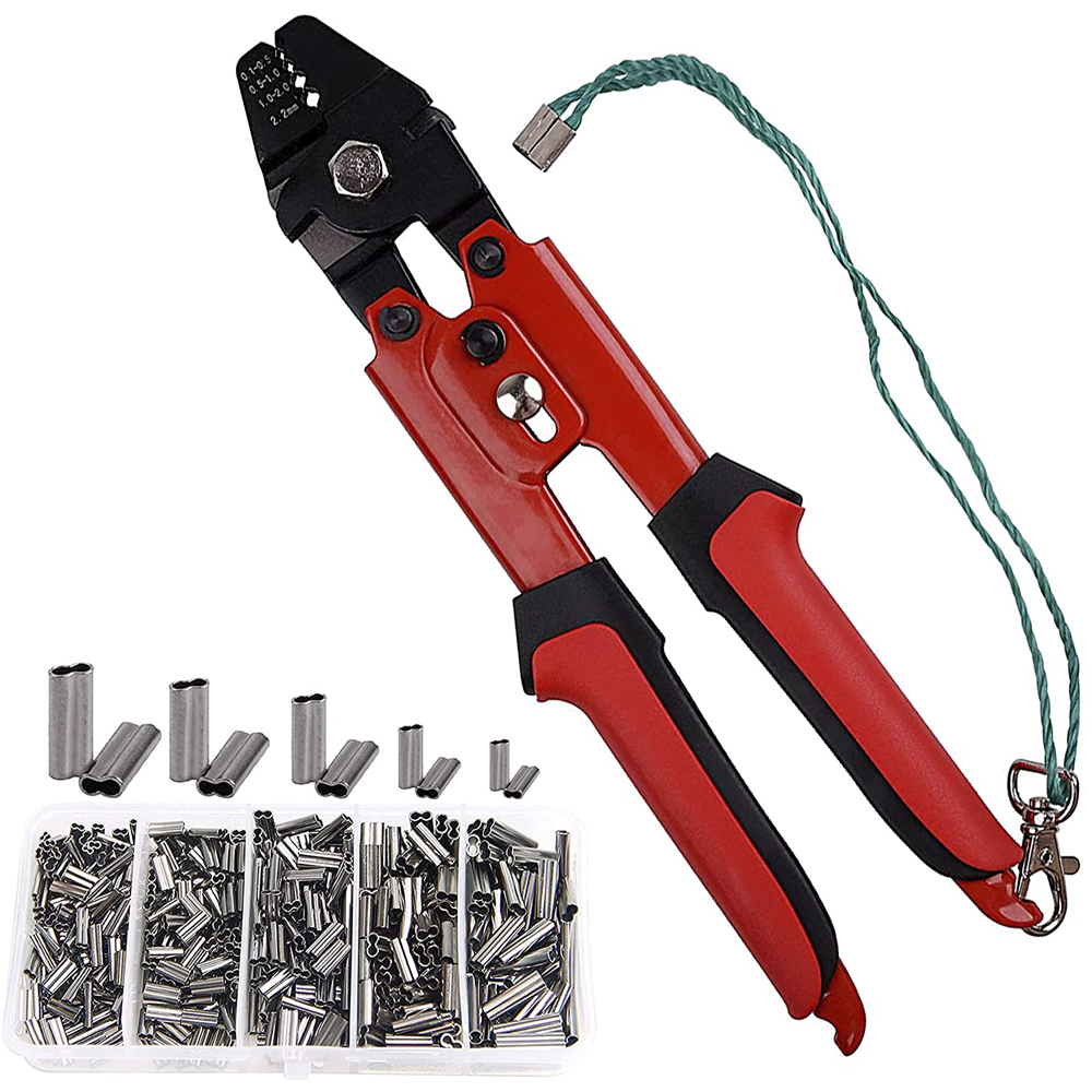 300Pcs Crimp Vissen Mouwen Set - Leader Line recensie en prijs
